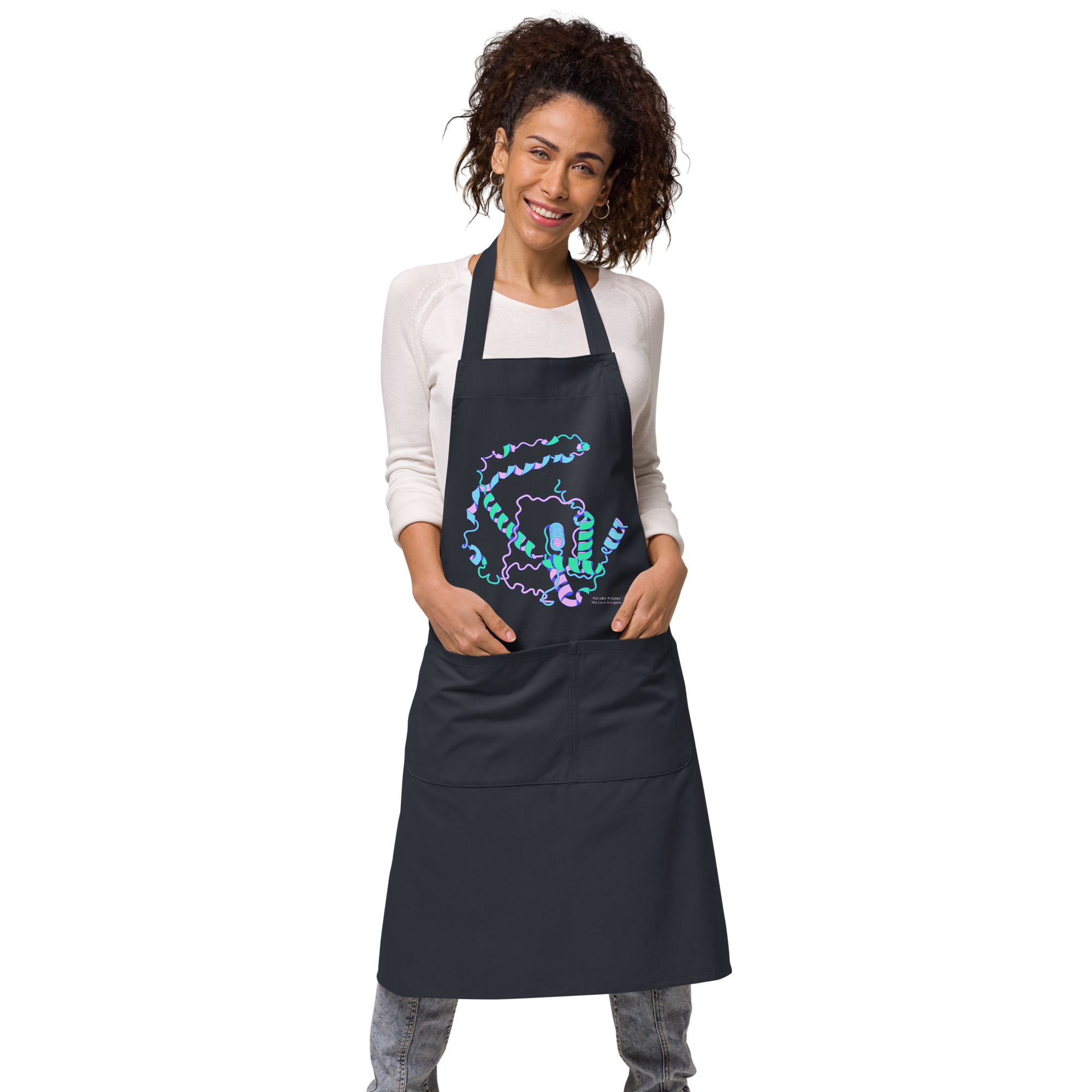 organic cotton apron gluten gliadin